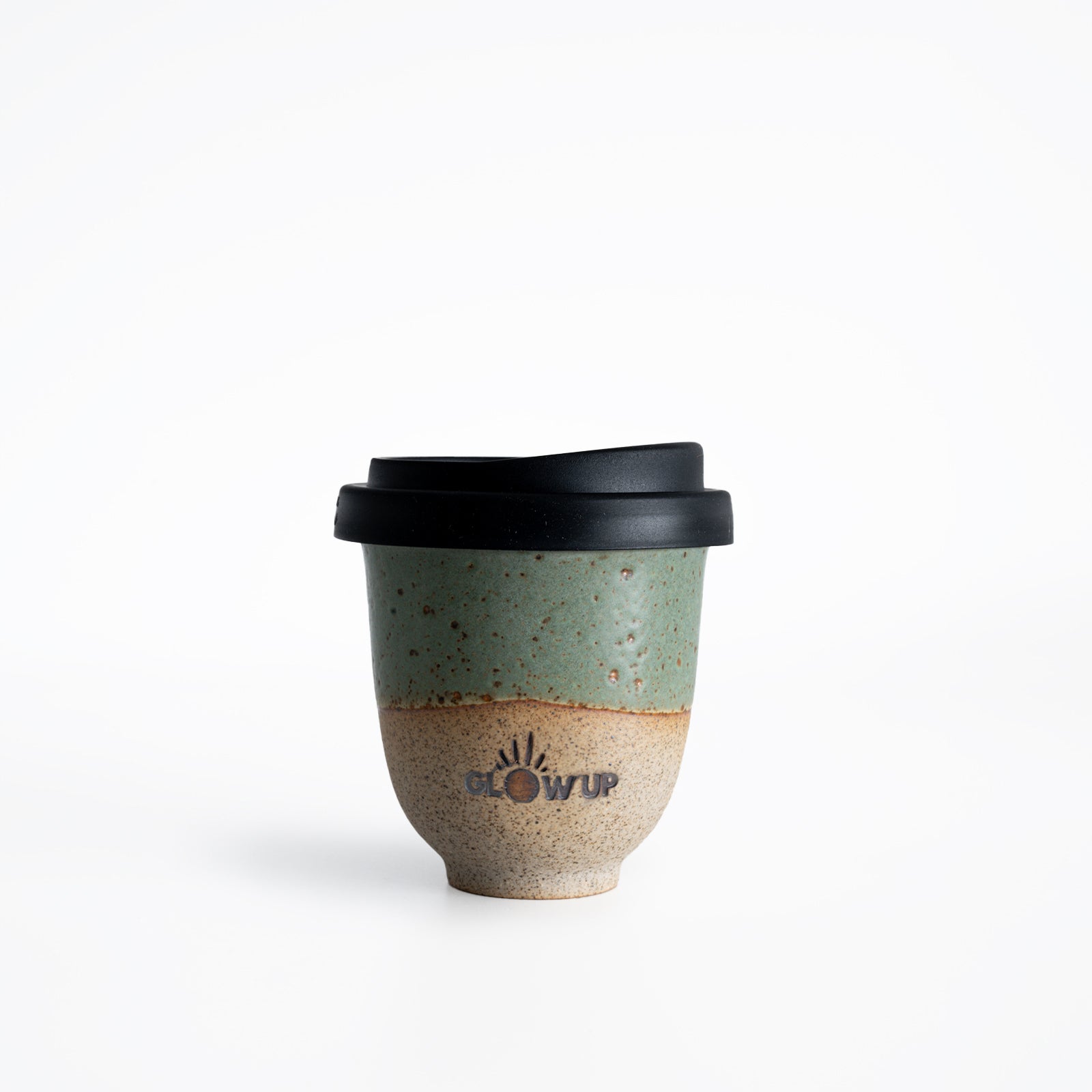 Green Stamped Cup