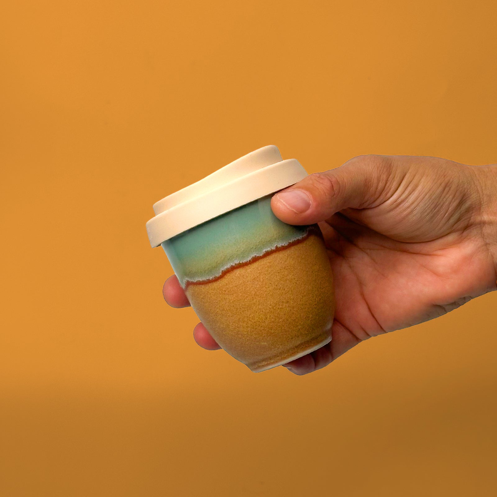 Coral Dreaming Ceramic Travel Cup