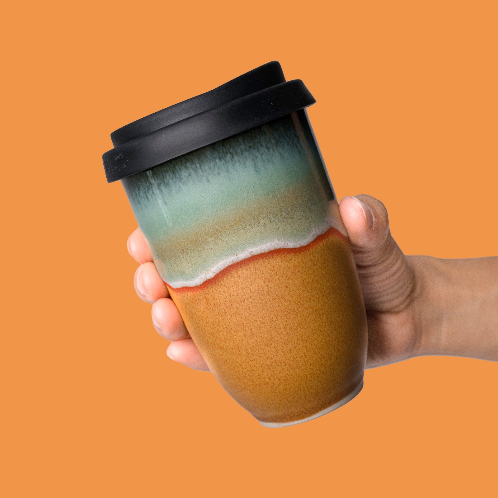 Midnight On Mars Ceramic Travel Cup