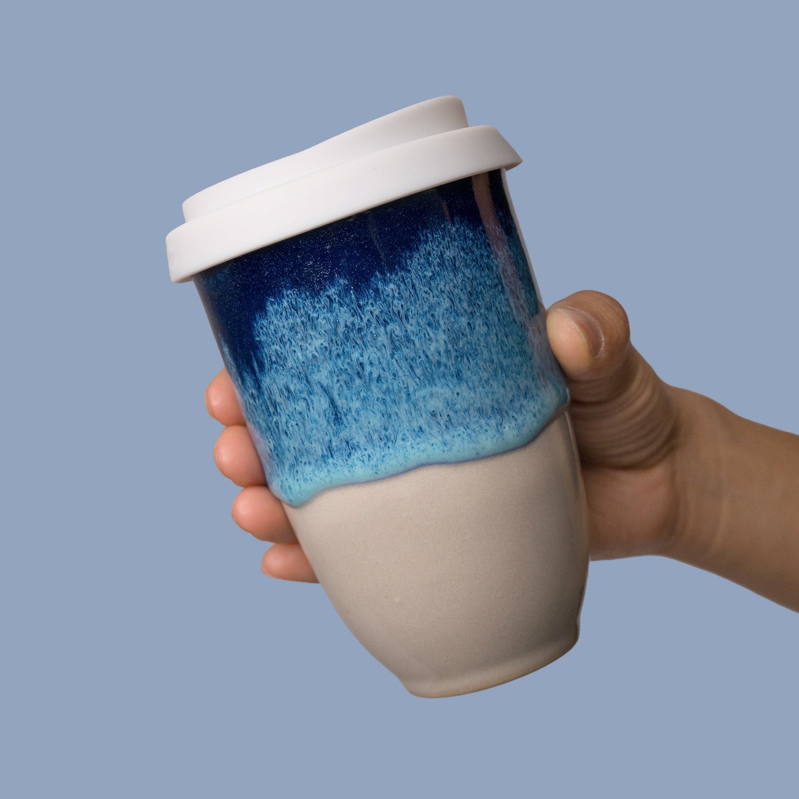 Ocean Bliss Ceramic Travel Cup