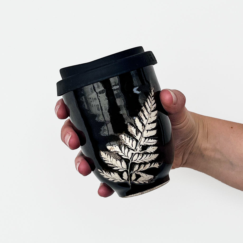 Fern Ceramic Travel Cup
