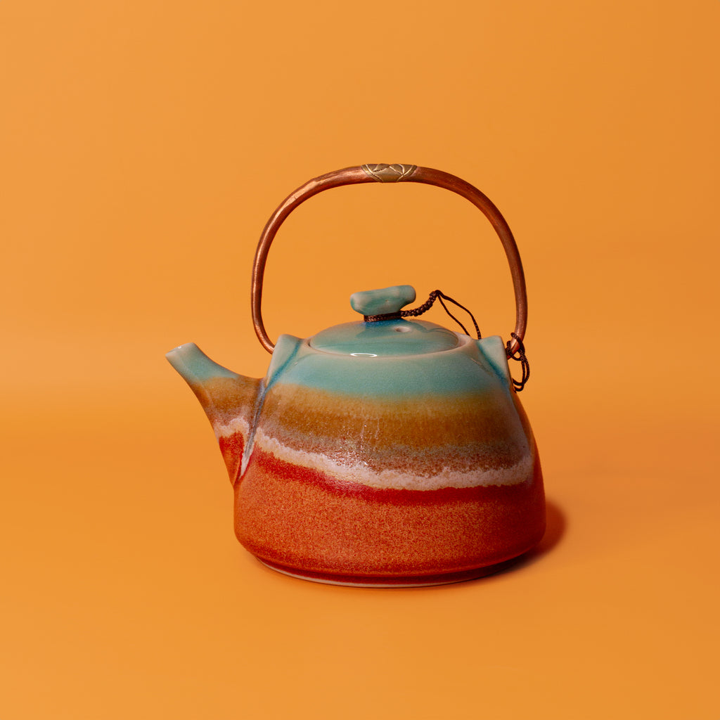 Pottery For The Planet Ceramic Teapot Alice Coral Dreaming