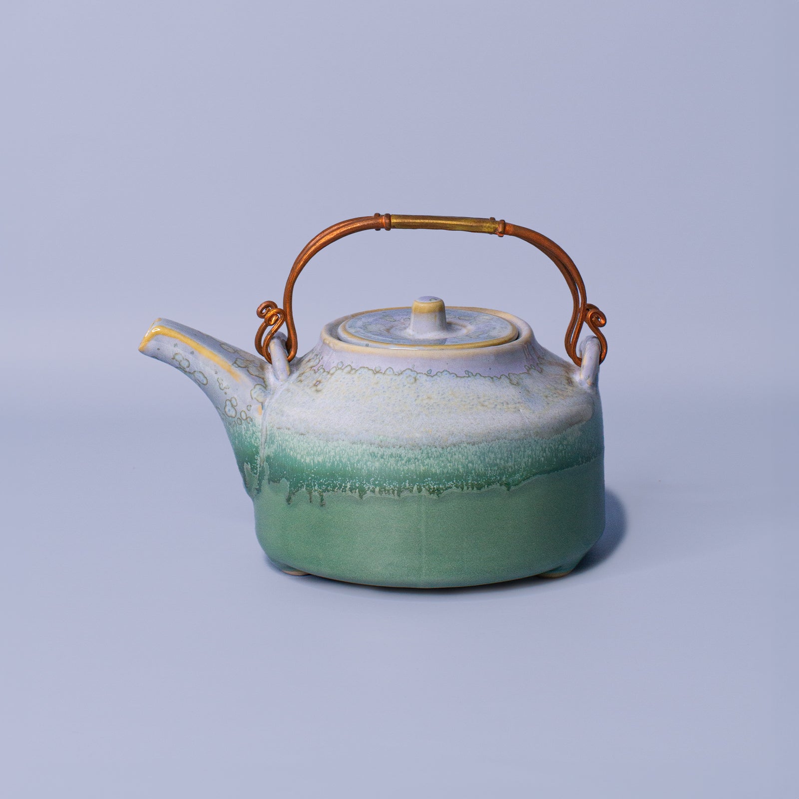 Pottery For The Planet Ceramic Teapot Jasmine Ocean Jasper