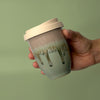 Rainforest Jasper Ceramic Travel Cup