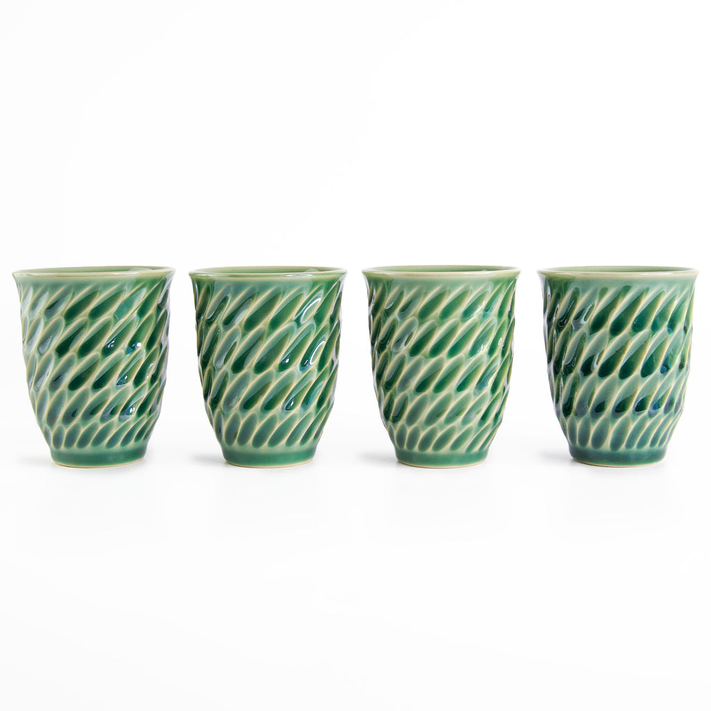 Topless cup set in Sage
