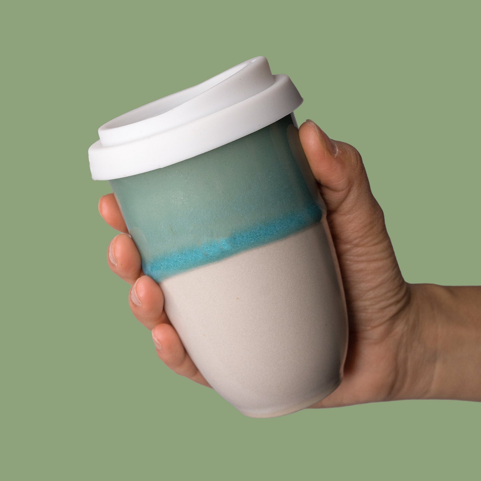 Glacier Ceramic Travel Cup