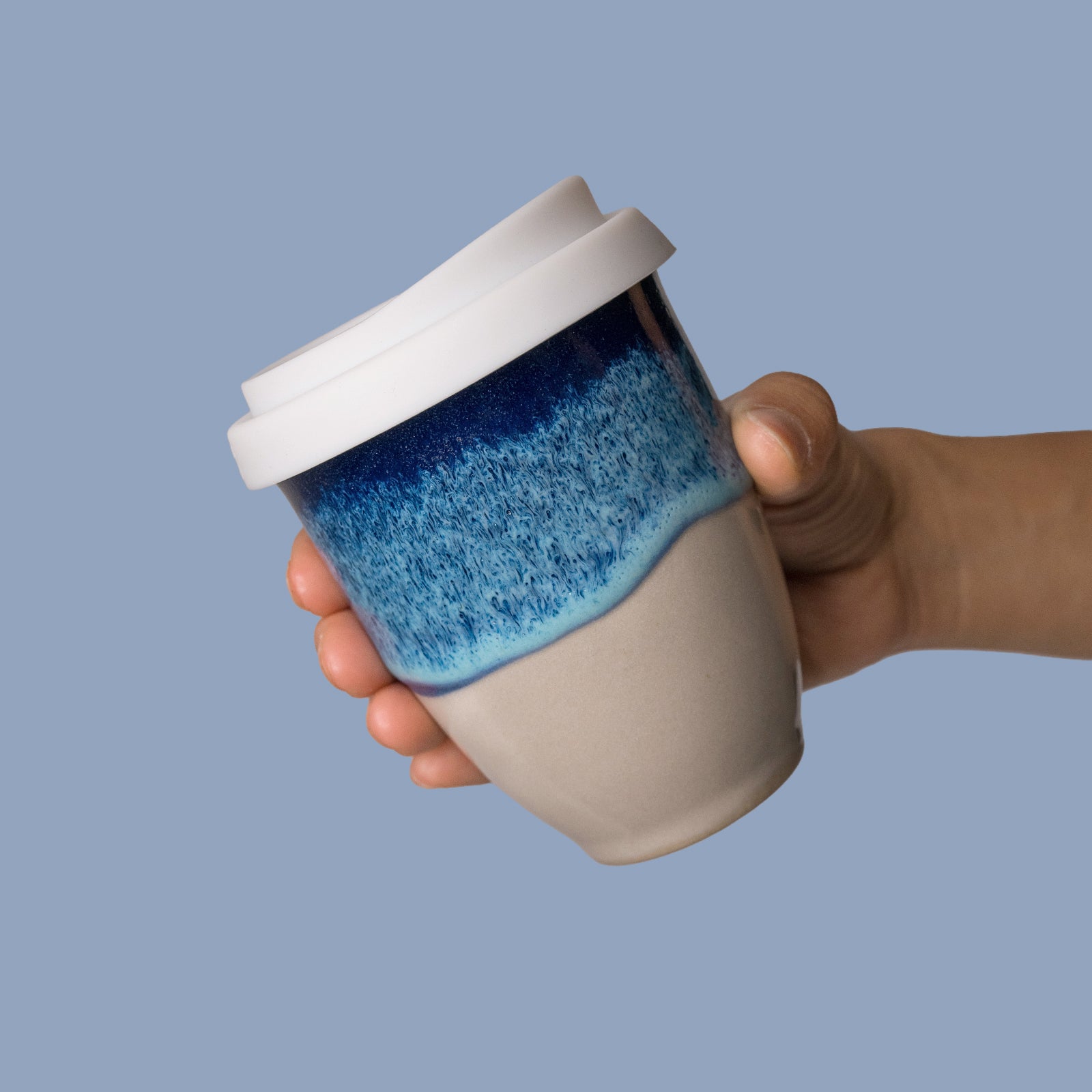 Ocean Bliss Ceramic Travel Cup