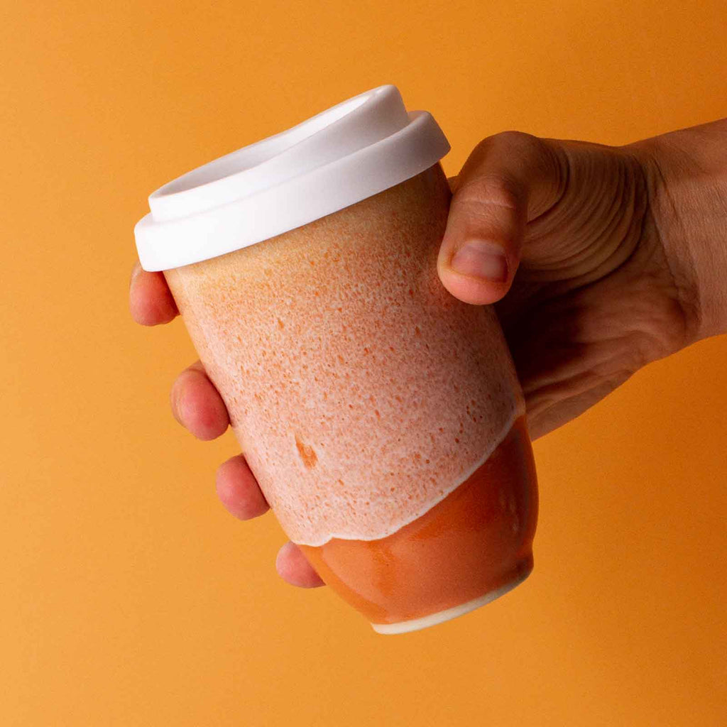 Handmade Ceramic Keep Cup 12oz