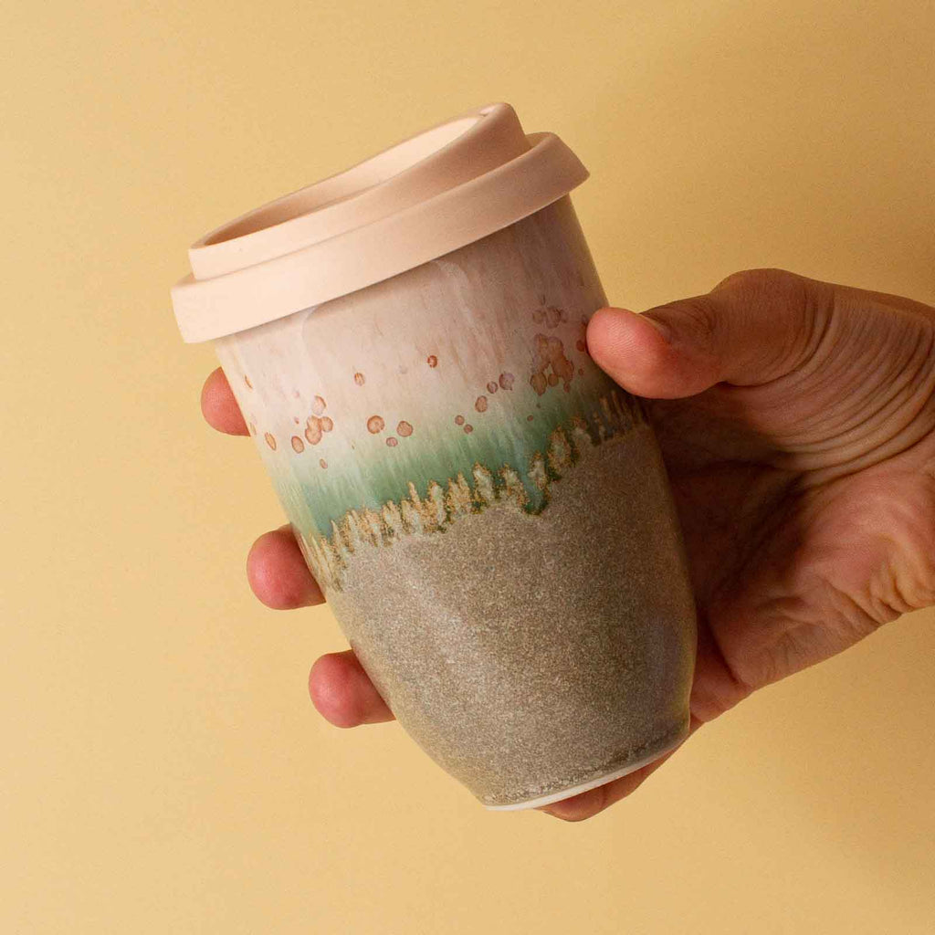 Pottery For The Planet Cup Rainforest Jasper 12oz