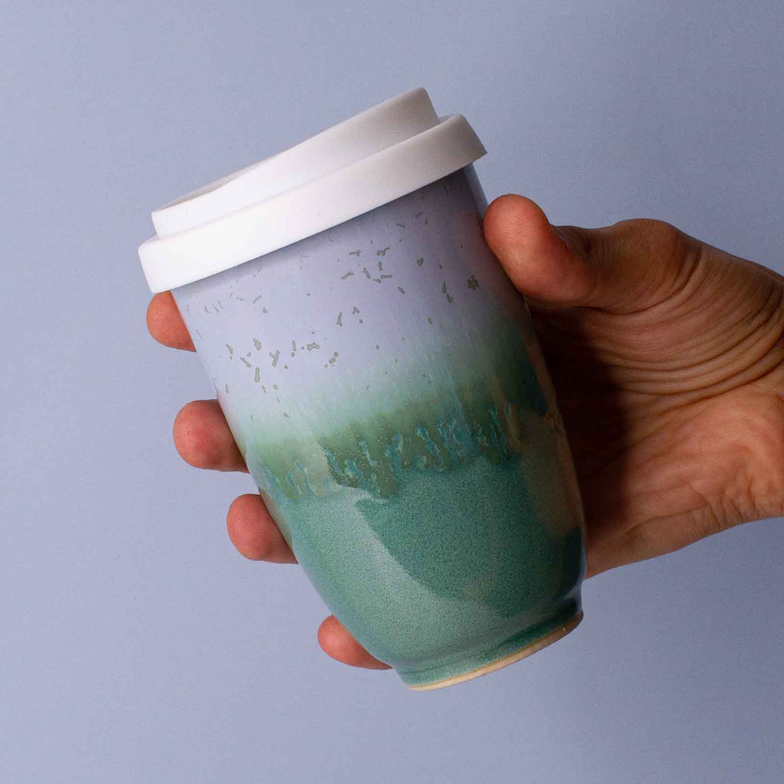 Pottery For The Planet Cup Ocean Jasper 12oz