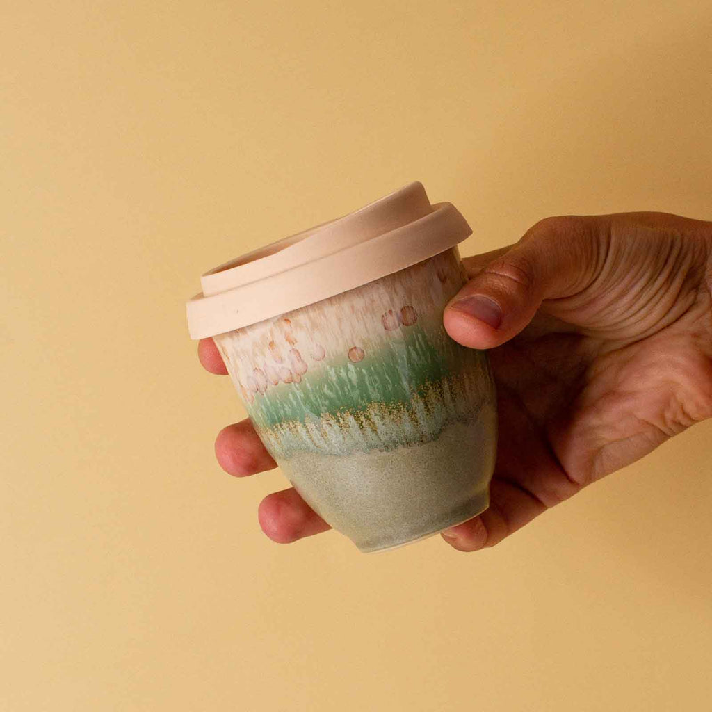 Pottery For The Planet Cup Rainforest Jasper 6oz